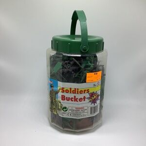 Toys R Us Redbox Soldier Bucket Plastic Army Military Forces True Heroes Men Toy